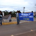 Blitz educativa é realizada no dia mundial sem tabaco na Cidade de Rochedo.