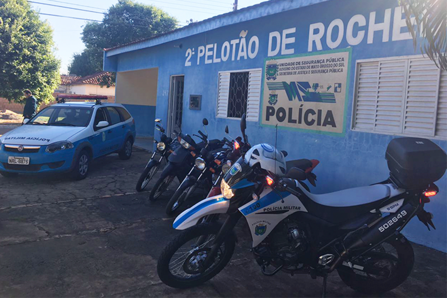2º Pelotão de Rochedo realizou "Operação Duas Rodas".