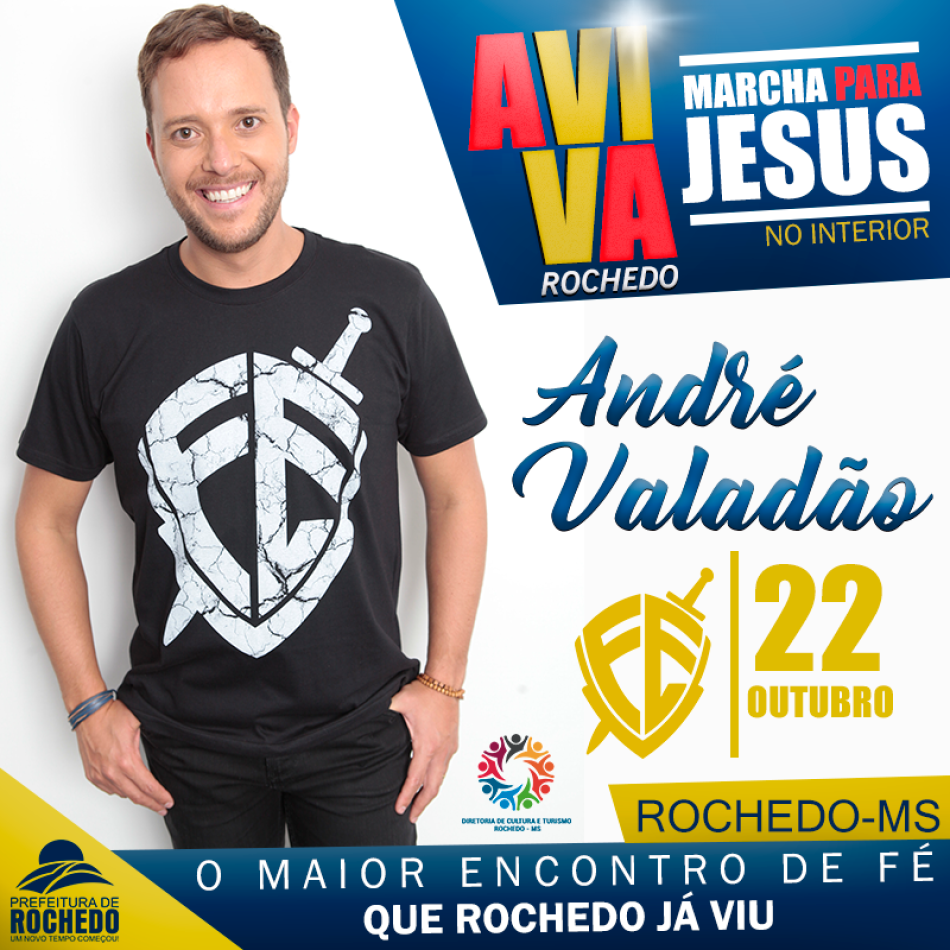 Pastor André Valadão faz vídeo convidando o povo de DEUS para o AVIVA Rochedo 2017.