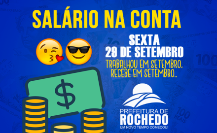 Nove meses de mandato, nove meses pagando antes do dia útil.