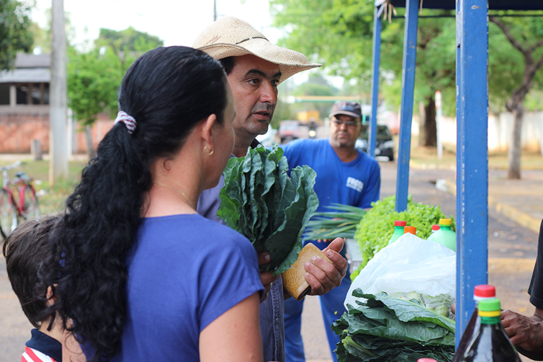 Feirinha da agricultura familiar de Rochedo se consolida com sucesso.