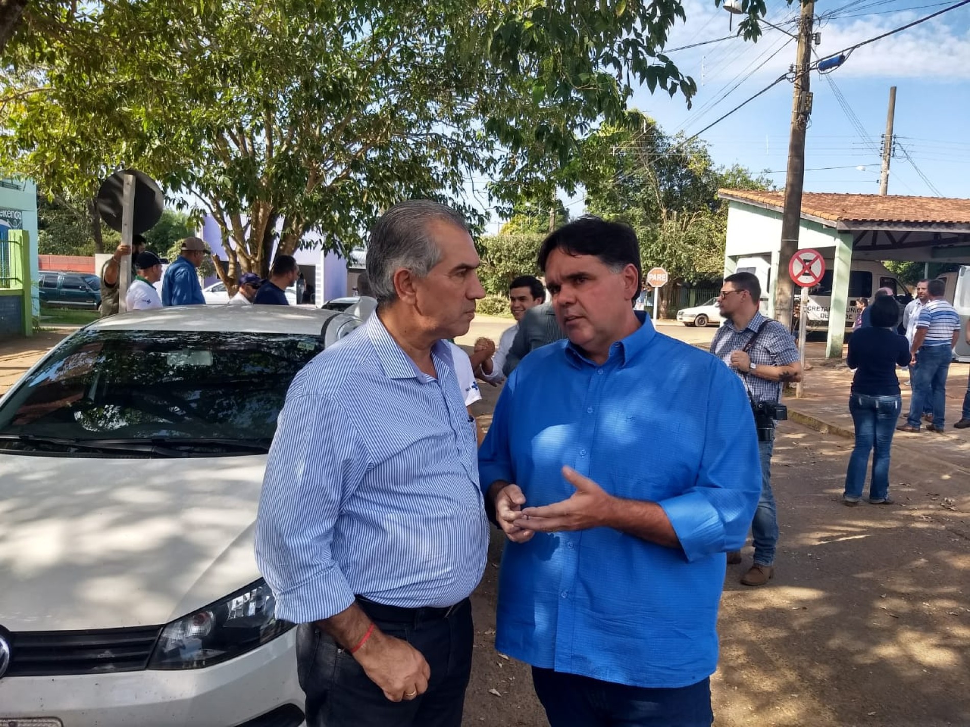 VISITA DO GOVERNADOR REINALDO AZAMBUJA A ROCHEDO