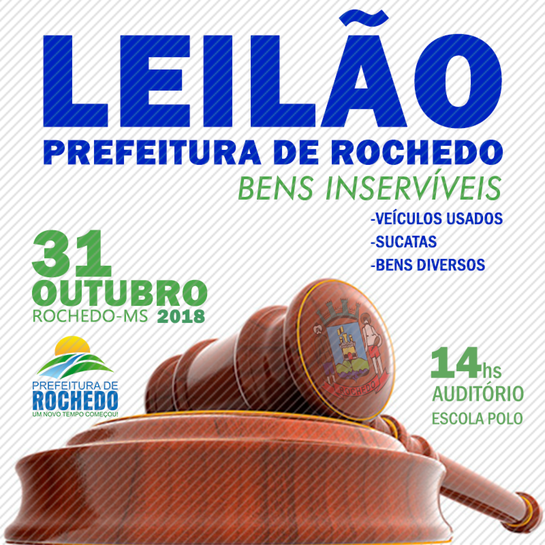 2° LEILÃO PRESENCIAL E ONLINE - Gestão 2017/2020