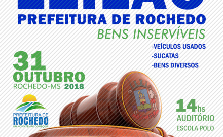 2° LEILÃO PRESENCIAL E ONLINE - Gestão 2017/2020