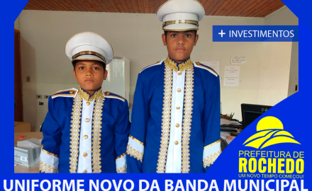 NOVO UNIFORME DA BANDA MUNICIPAL
