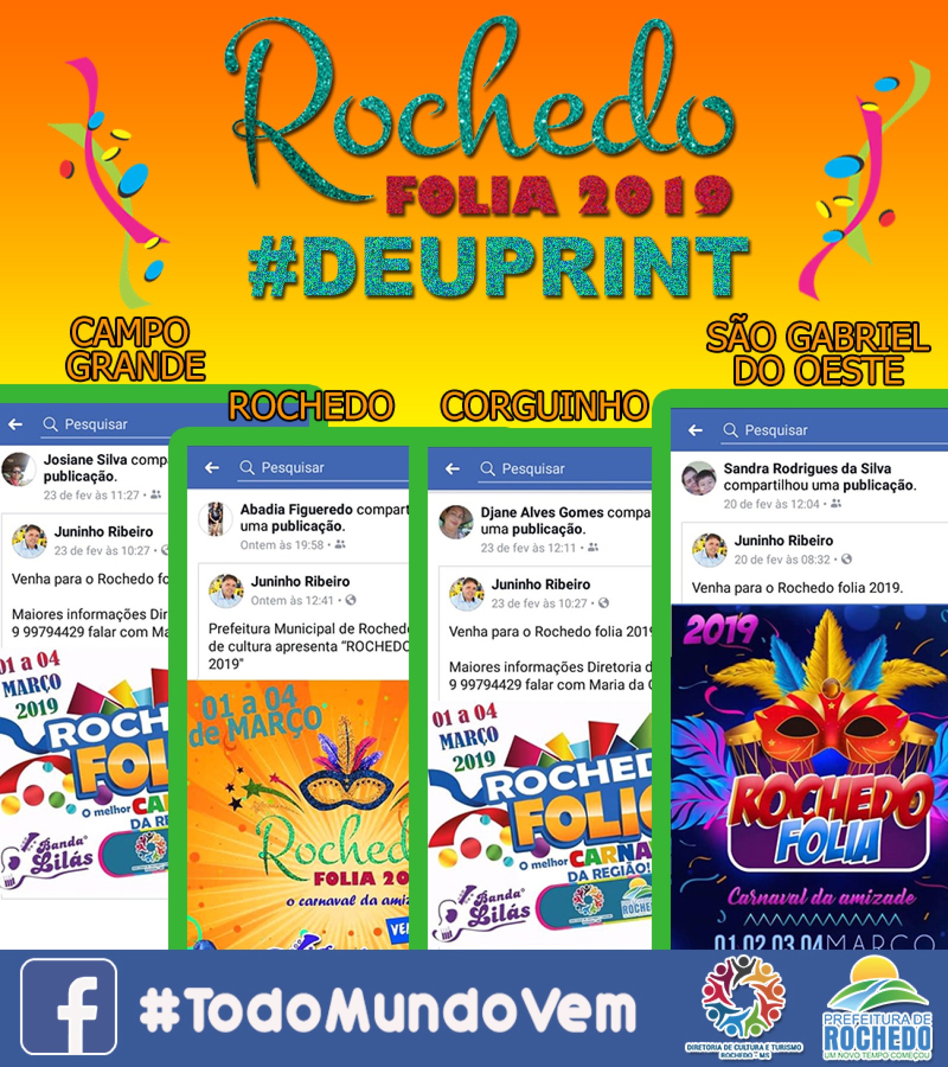 Carnaval Rochedo Folia 2019