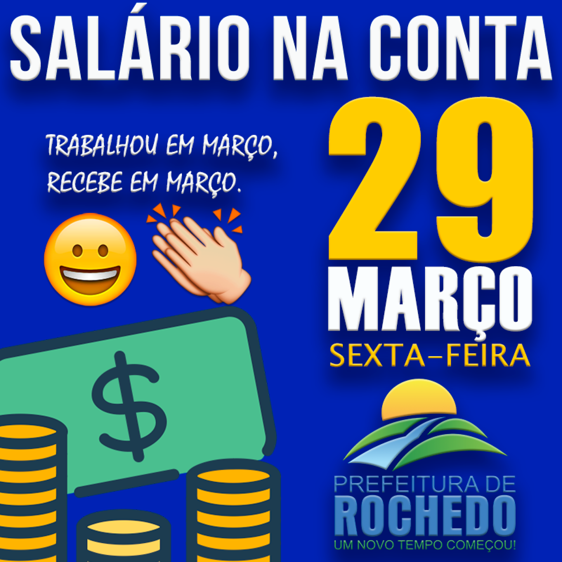 SALÁRIO NA CONTA "MARÇO 2019"