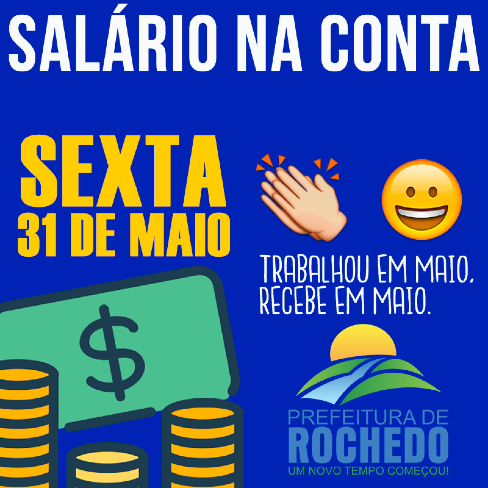 SALÁRIO NA CONTA "MAIO 2019"
