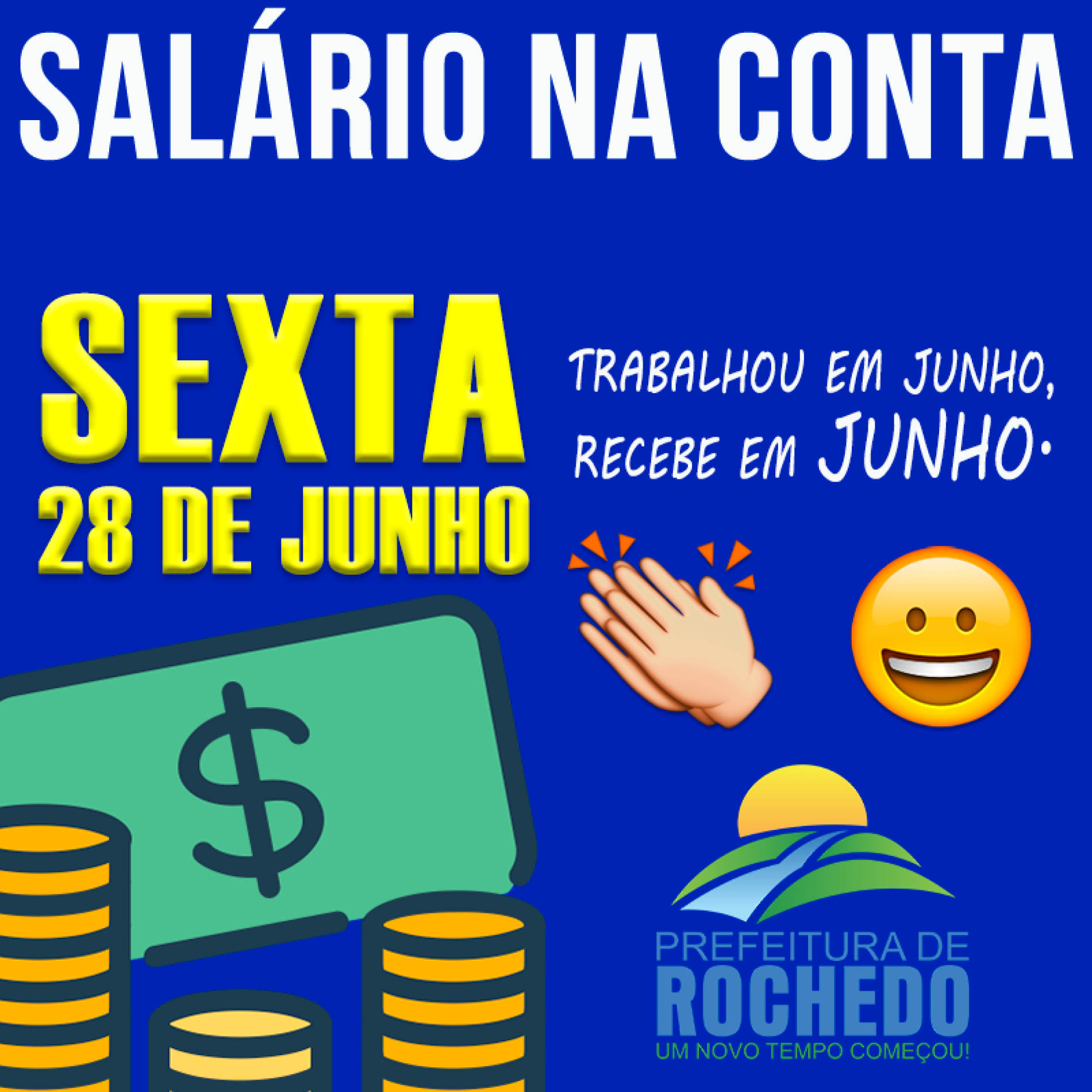 SALÁRIO NA CONTA "JUNHO 2019"