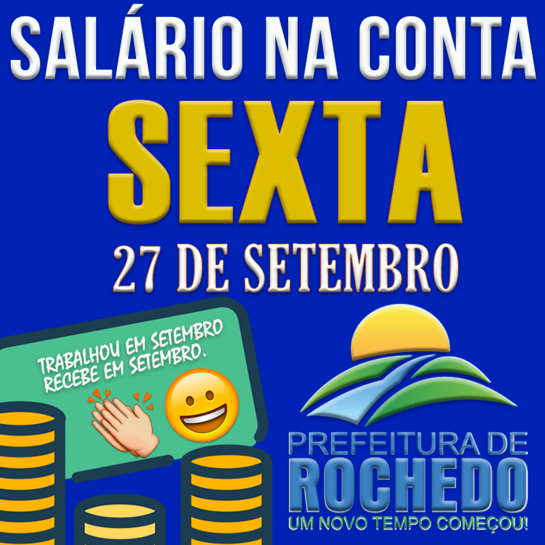 SALÁRIO NA CONTA "SETEMBRO 2019"