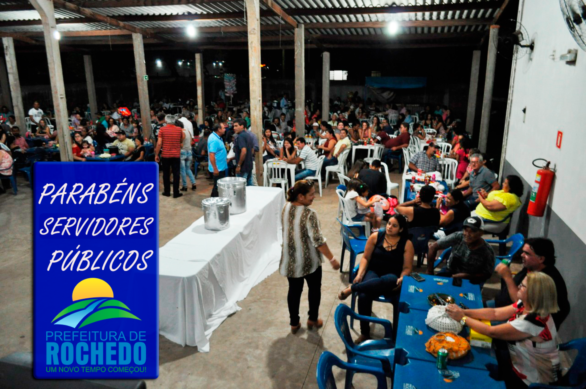 Festa do Servidor reuniu mais de 600 pessoas no Salão Paroquial