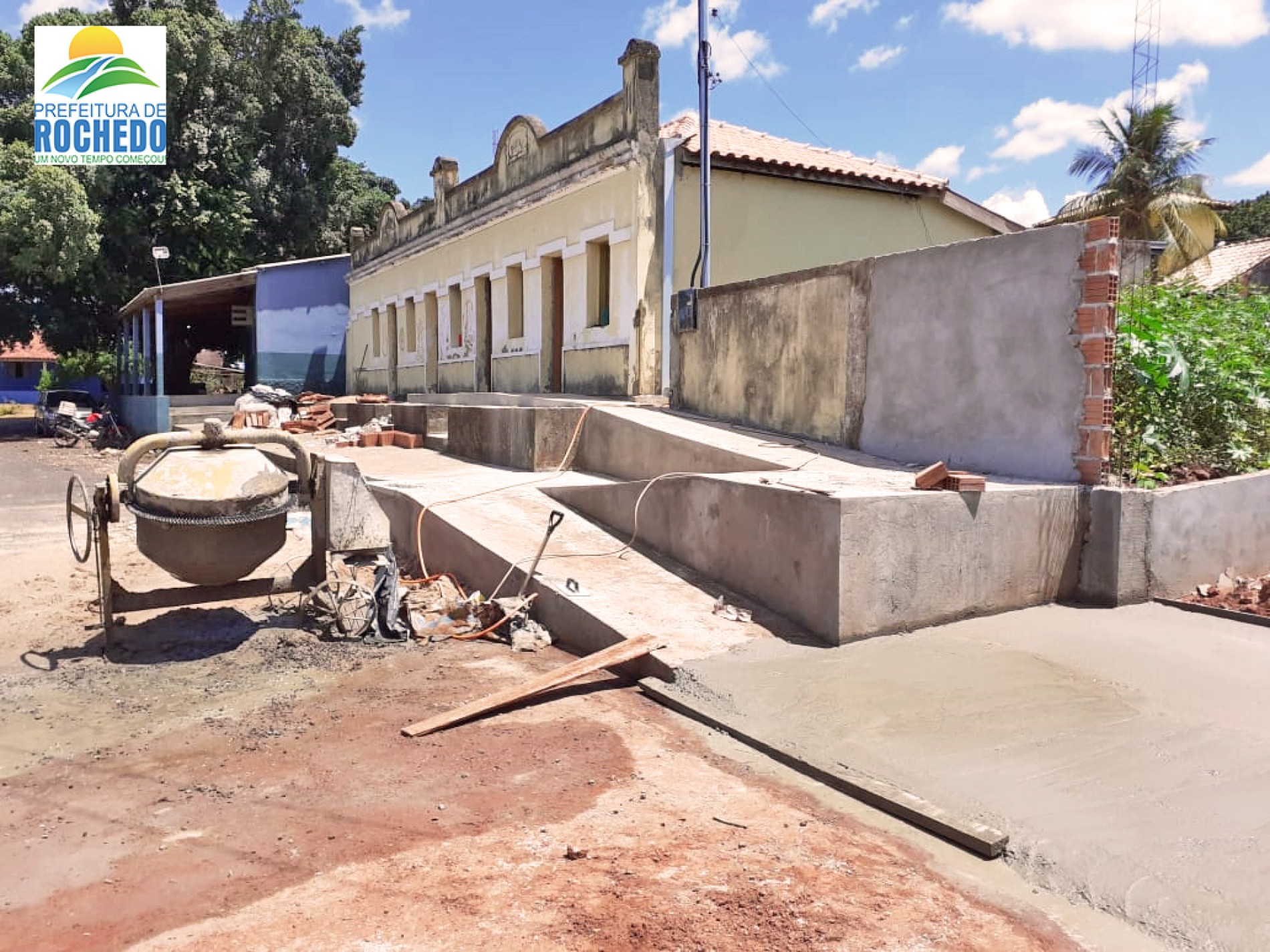   Obras em etapa final na Antiga Escola Reunidas