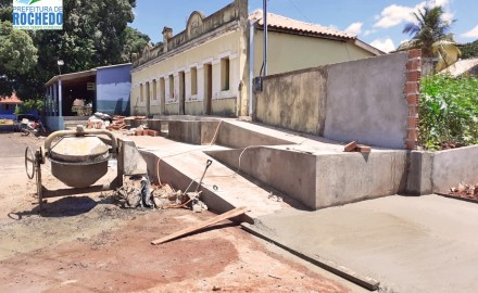   Obras em etapa final na Antiga Escola Reunidas