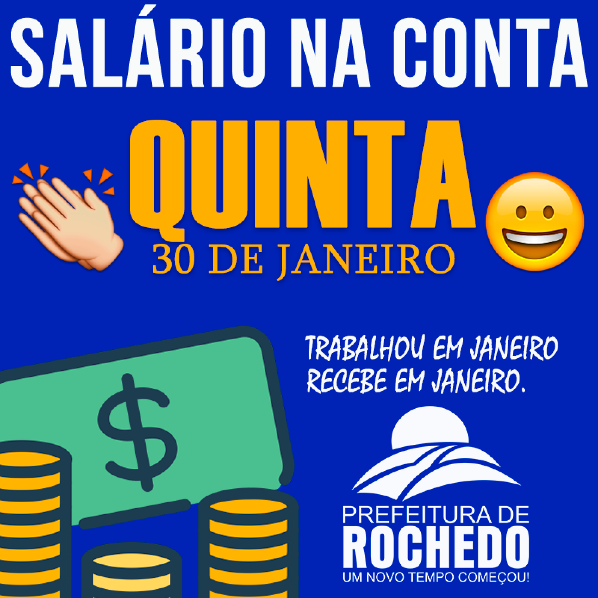 SALÁRIO NA CONTA "JANEIRO 2020"