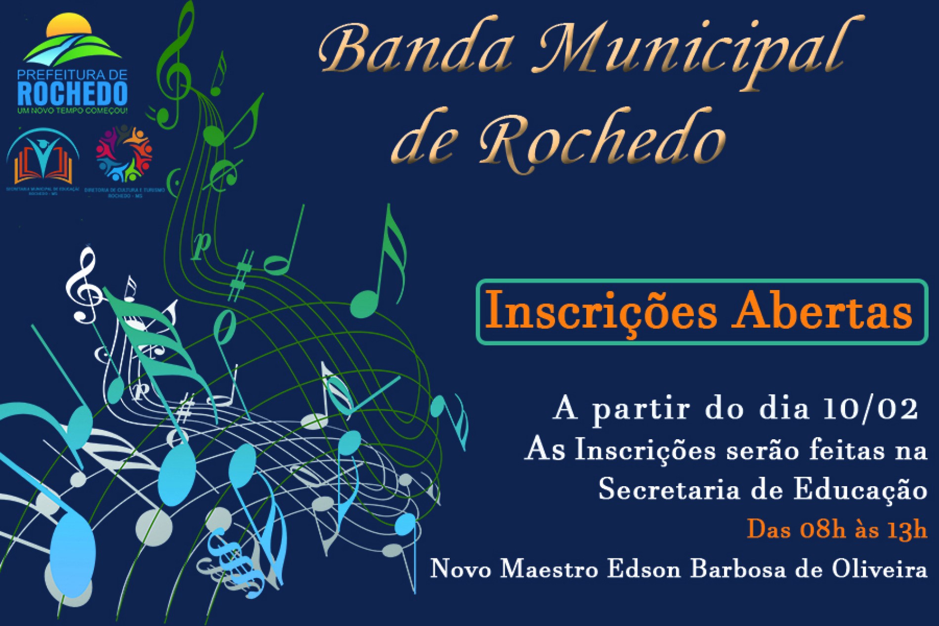 Inscrições da Banda Municipal