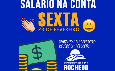SALÁRIO NA CONTA "FEVEREIRO 2020"