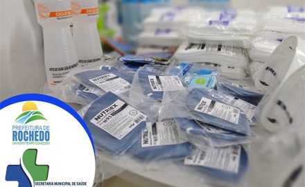 Materiais disponíveis na Secretaria de Saúde para o enfrentamento ao Covid-19