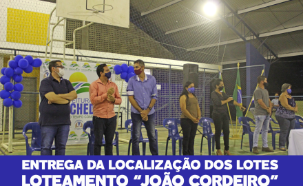 Sorteio do Loteamento Novo foi realizado