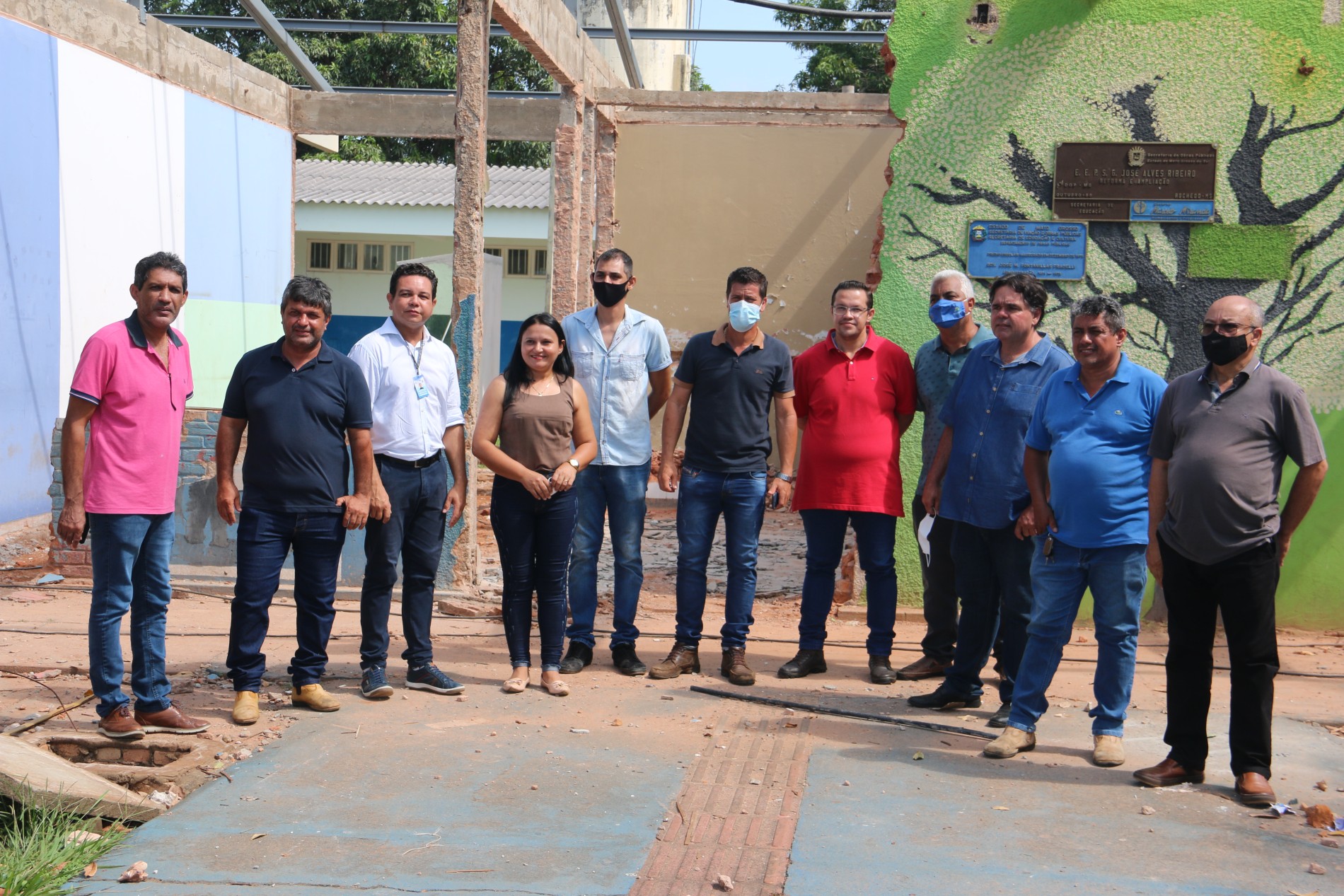 Coordenador da Região Norte do Estado visita obras do governo em parceria com a Prefeitura