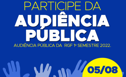 CONVITE PARA AUDIÊNCIA PÚBLICA 