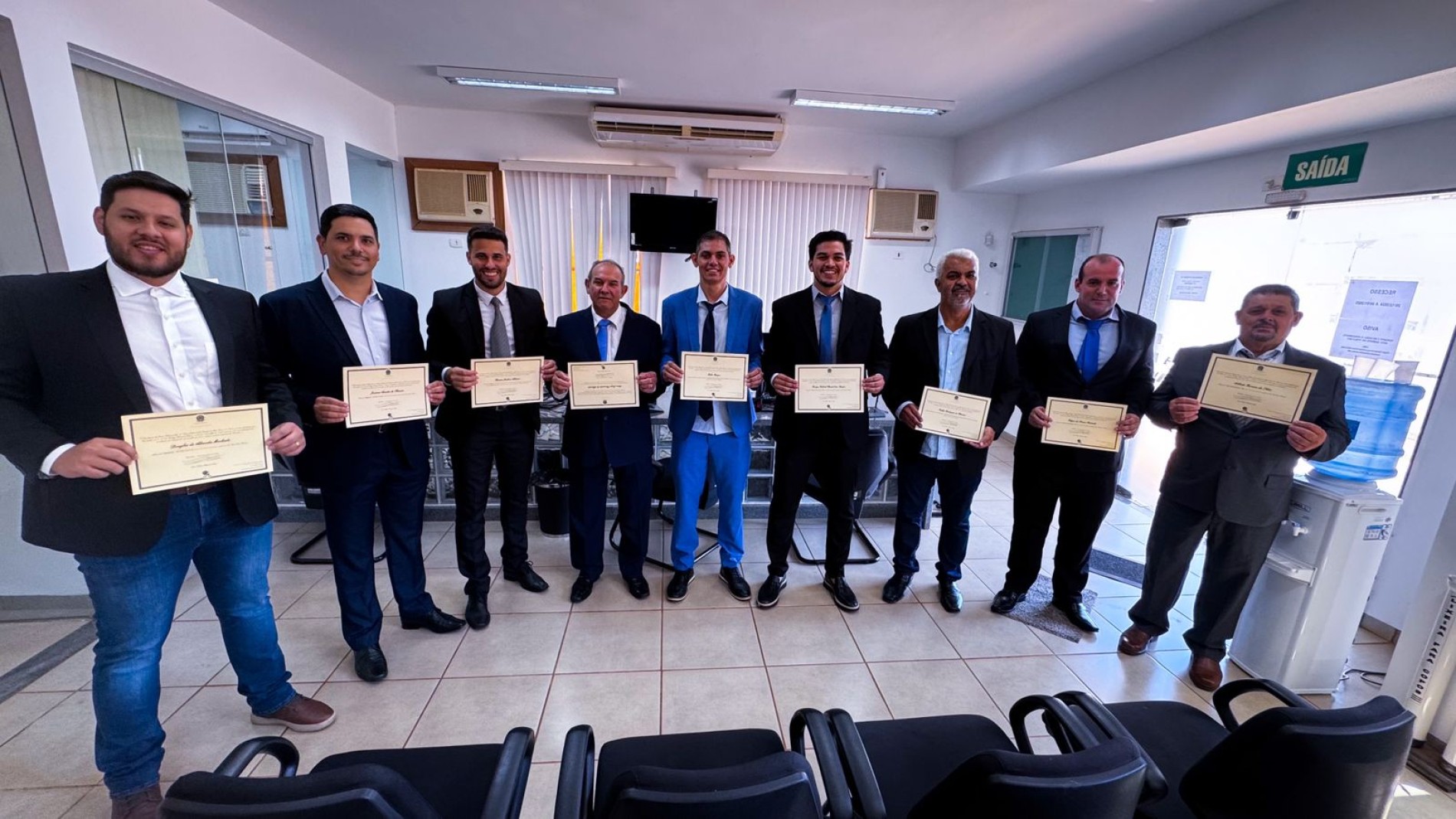 Prefeito, vice e vereadores eleitos em Rochedo são diplomados