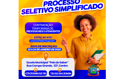 Processo Seletivo simplificado