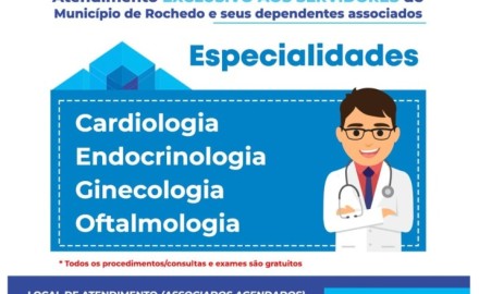 Nipoassist Sa&uacute;de Itinerante estar&aacute; em Rochedo (MS) no dia 20/06/2026!