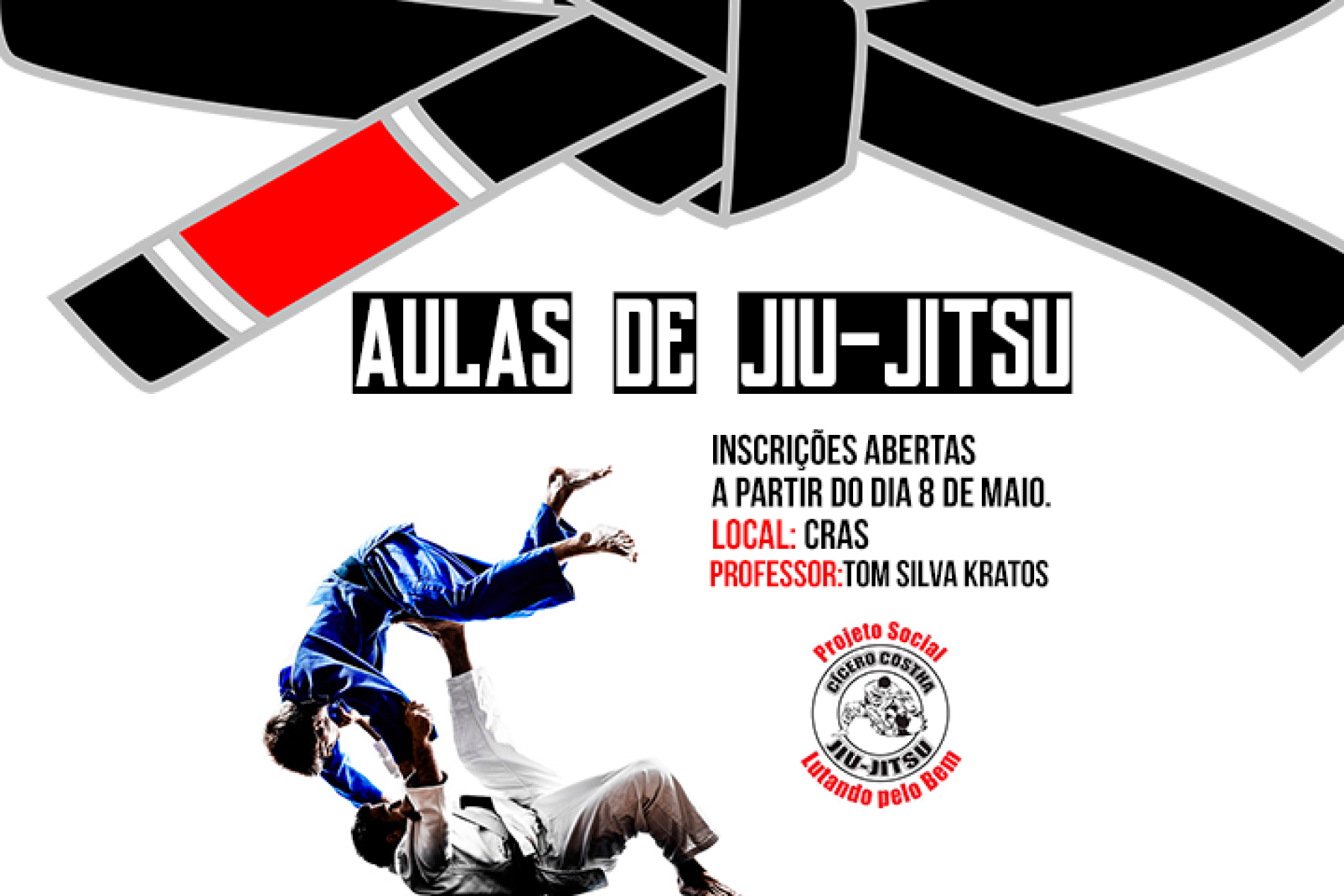 CRAS DE ROCHEDO IRÁ OFERECER AULAS DE JIU – JITSU